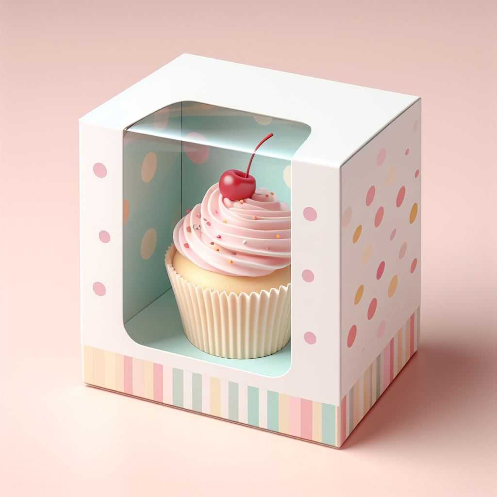 100-pcs Cute Box Cake Baking Muffin Box Paper Cake Cup Party